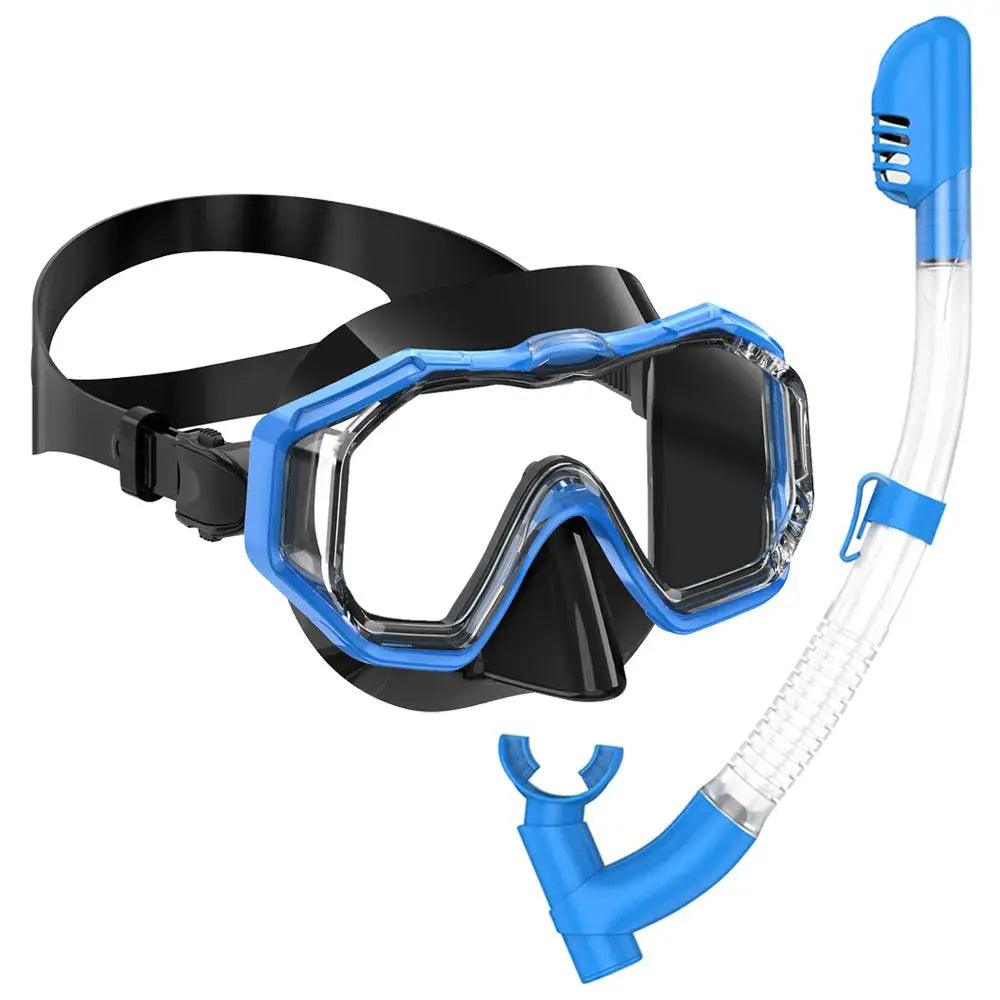  Panoramic Snorkel Mask Set Three Lens Anti Fog Dry Top -  ToylandEU™