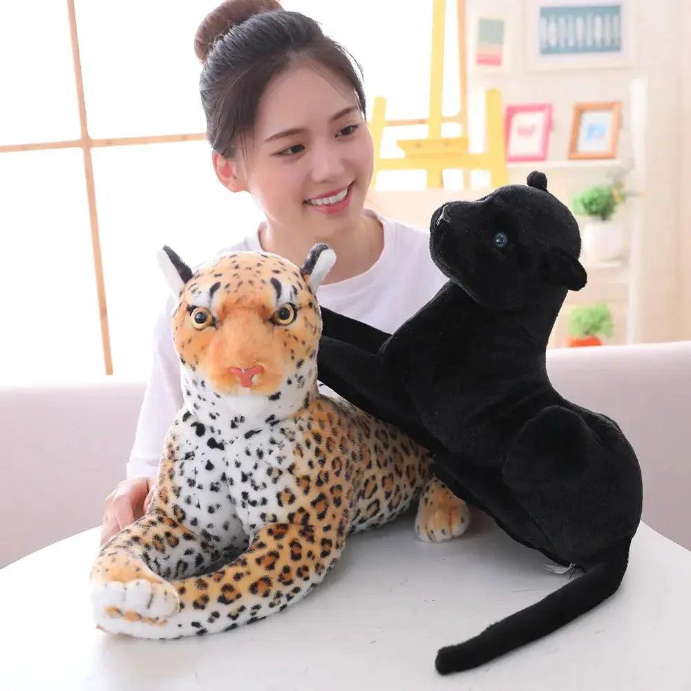 Panther Plush Toy Giant Lifelike With Real Fur For Kids -  ToylandEU™