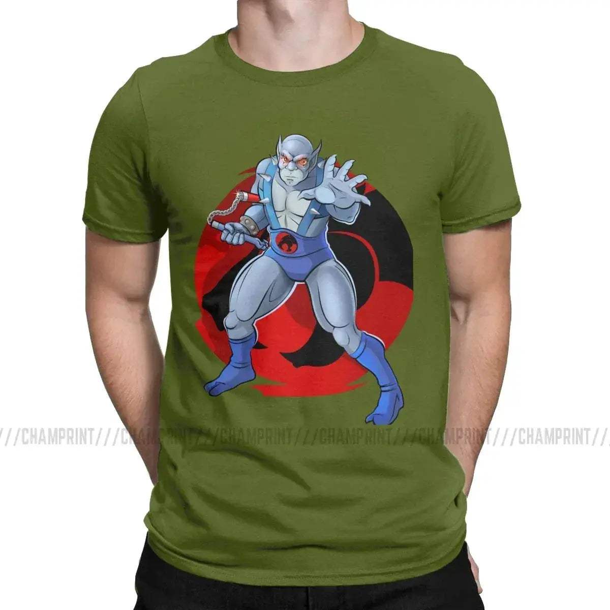 Panthro Thundercats Pure Cotton T Shirt Men Retro Graphic - ToylandEU