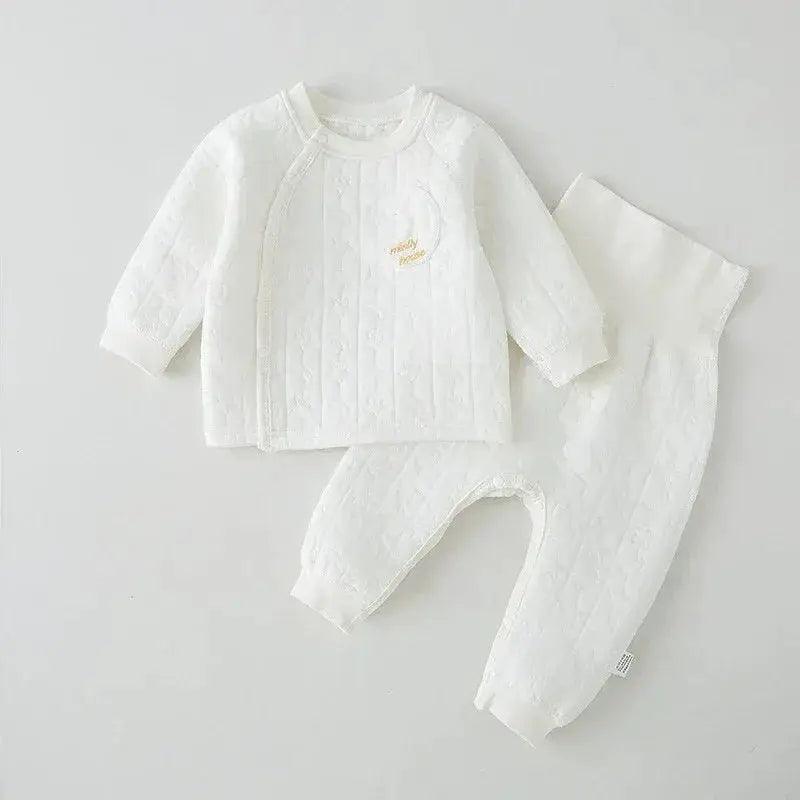  Unisex Baby Cotton Warm Winter Set Infant Cute Moon & Star Top & Pants Newborn Halloween High-Waisted Belly Protection Outfit -  ToylandEU™