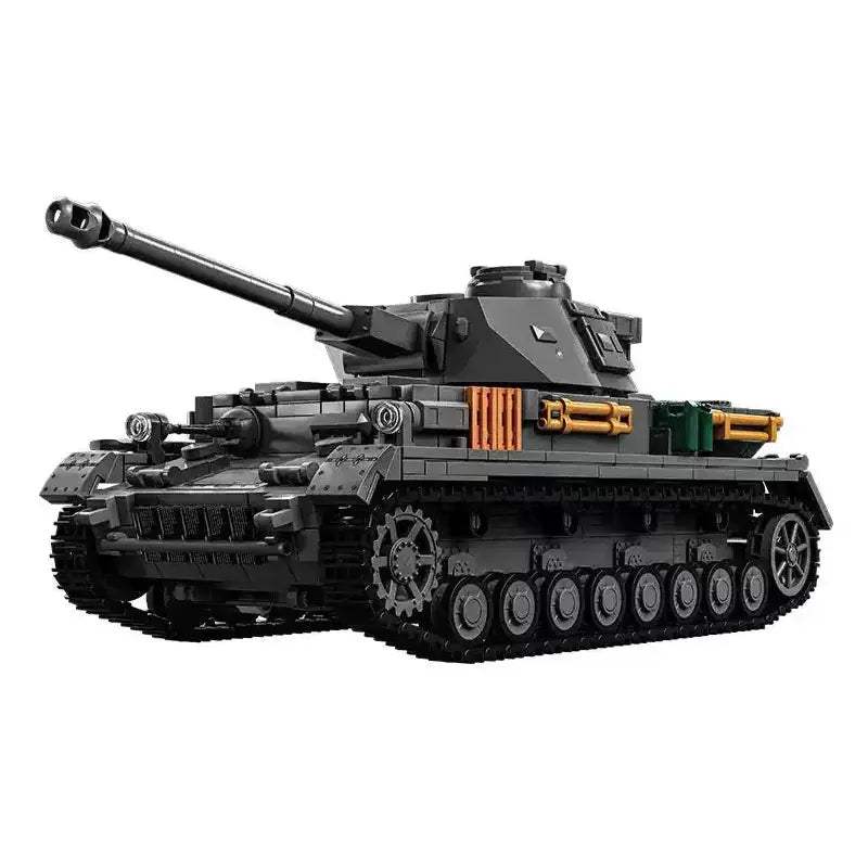 Panzer Tank Building Blocks Kit With Figures WW2 Military - ToylandEU