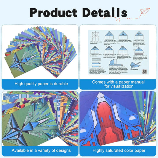  Paper Airplane Kit | 12 Styles | Toylandeu™ 