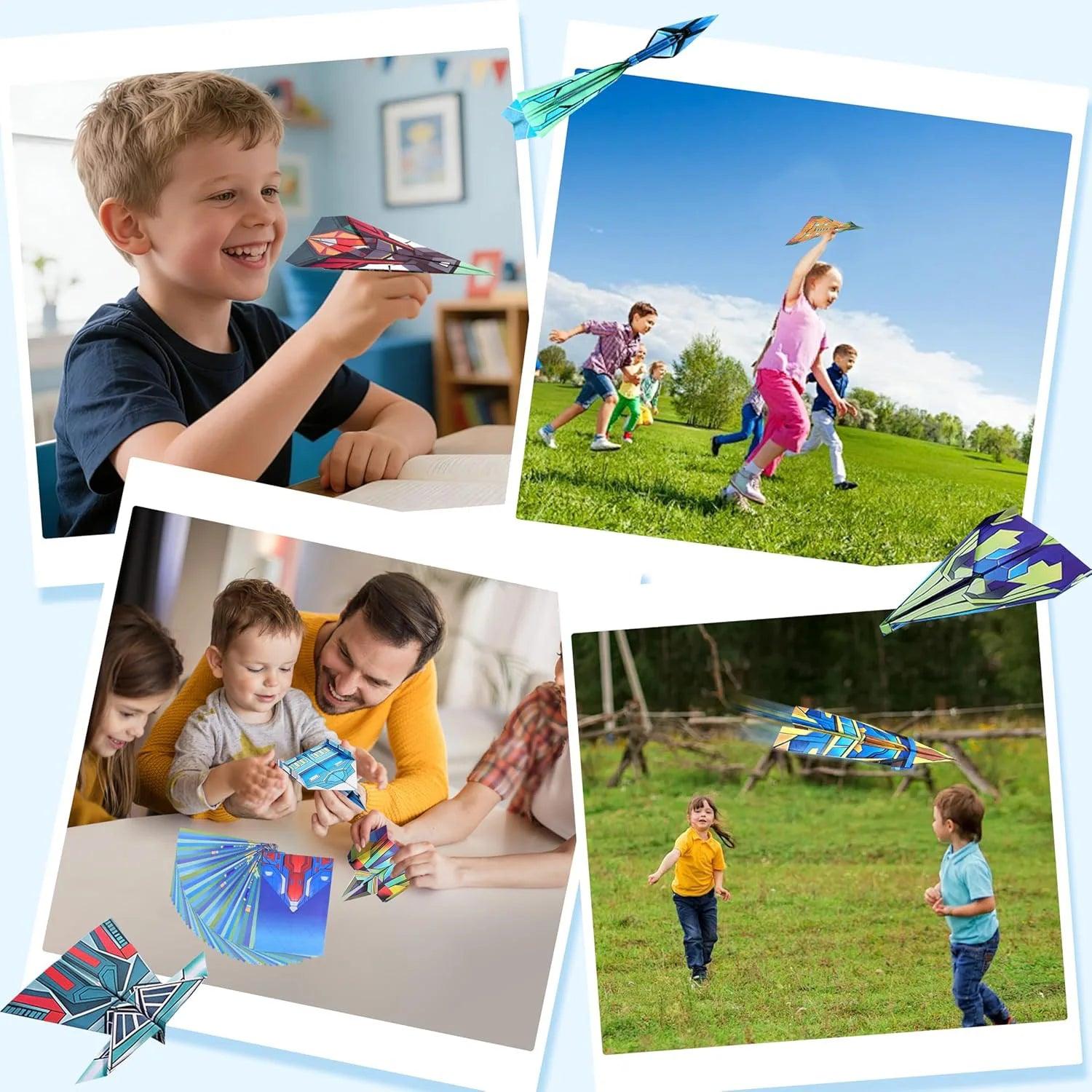  Paper Airplane Kit | 12 Styles | Toylandeu™ 