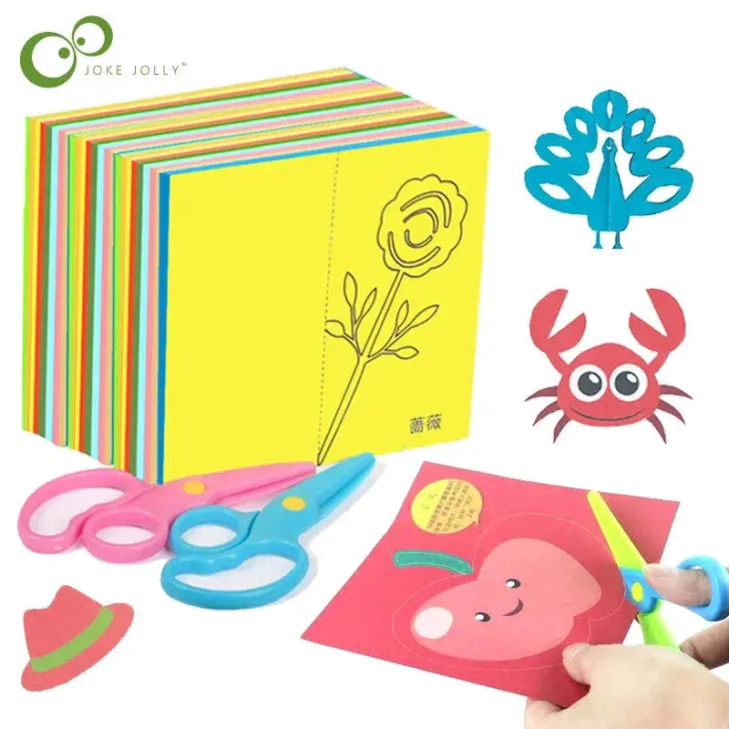 Paper Cutting Set For Kids With Child Safe Scissors - ToylandEU