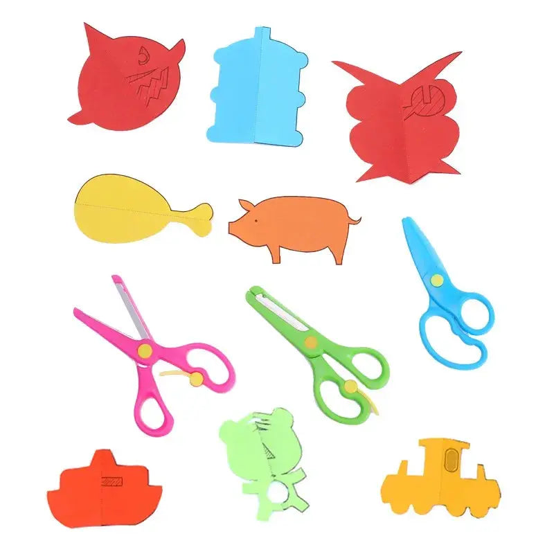 Paper Cutting Set For Kids With Child Safe Scissors - ToylandEU
