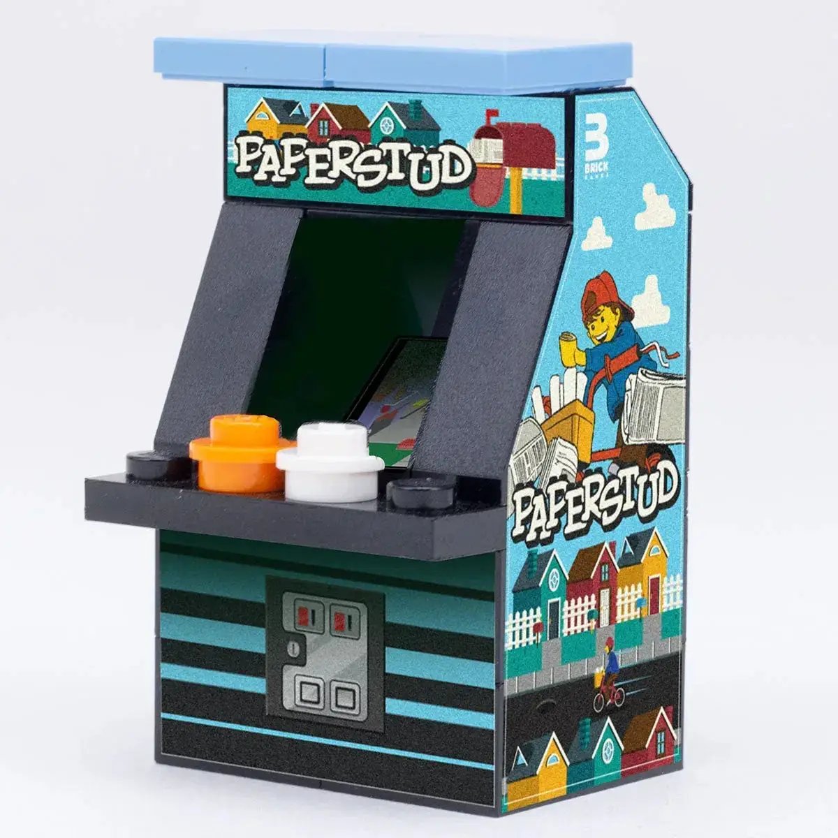 Paper Stud - B3 Customs Arcade Machine made using LEGO parts - ToylandEU