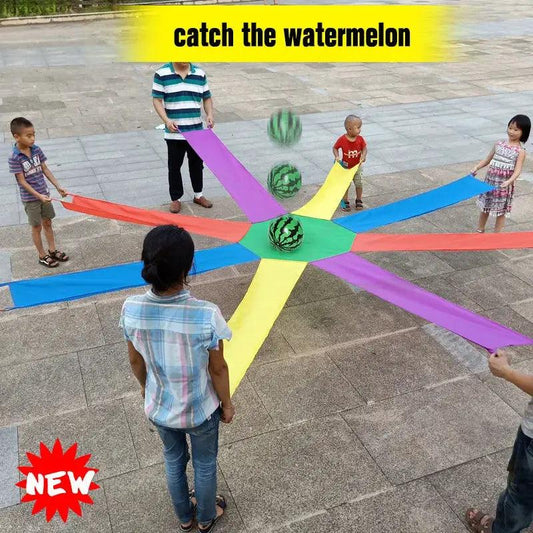  Parachute Teamwork Game Colorful Outdoor Family Fun -  ToylandEU™