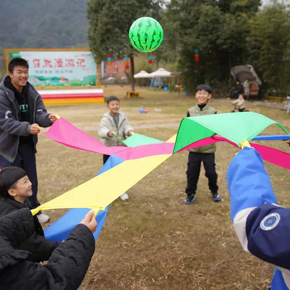  Parachute Teamwork Game Colorful Outdoor Family Fun -  ToylandEU™