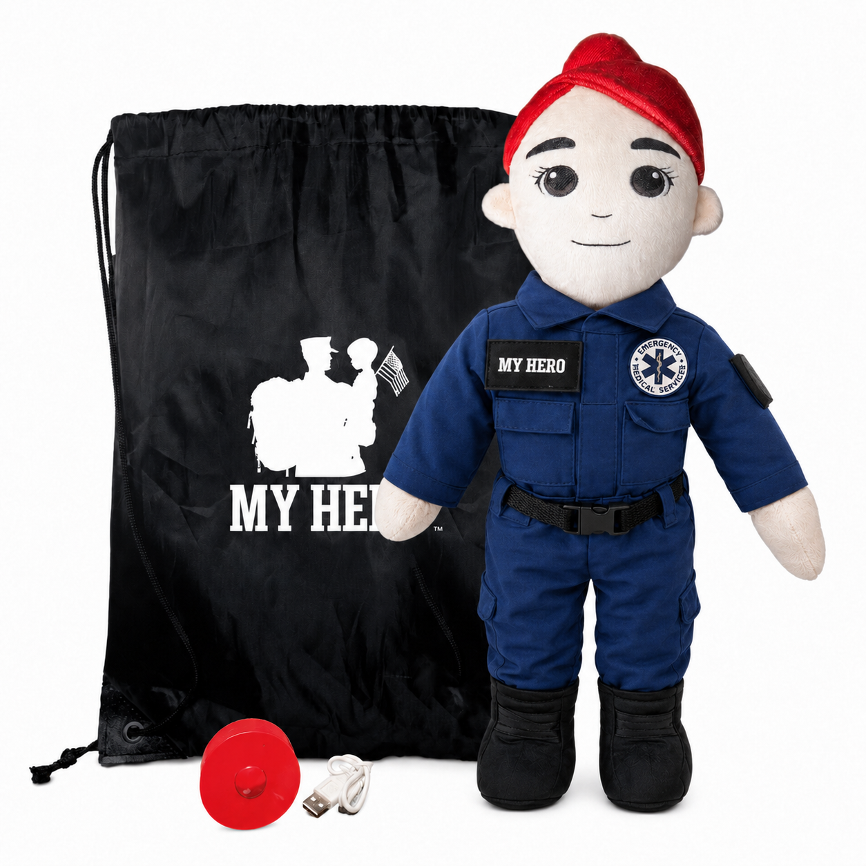 My Hero Doll | Paramedic And EMT Doll | Recordable First Responder Gift