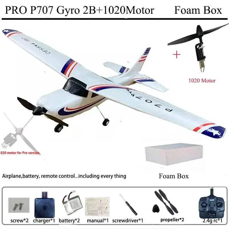 Park10 RC Airplane P707G 2.4G 3D/6G with Gyroscope RTF Plane - ToylandEU