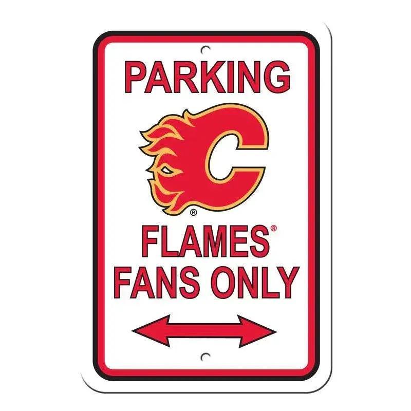  Calgary Flames 12x18 Plastic Reserved Parking Sign CO -  ToylandEU™