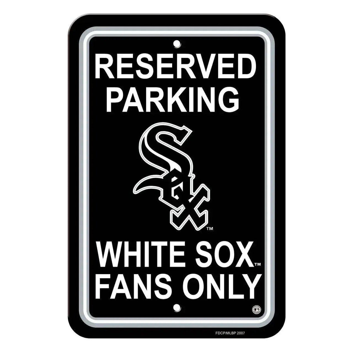  Chicago White Sox Reserved Parking Sign 12x18 Plastic -  ToylandEU™