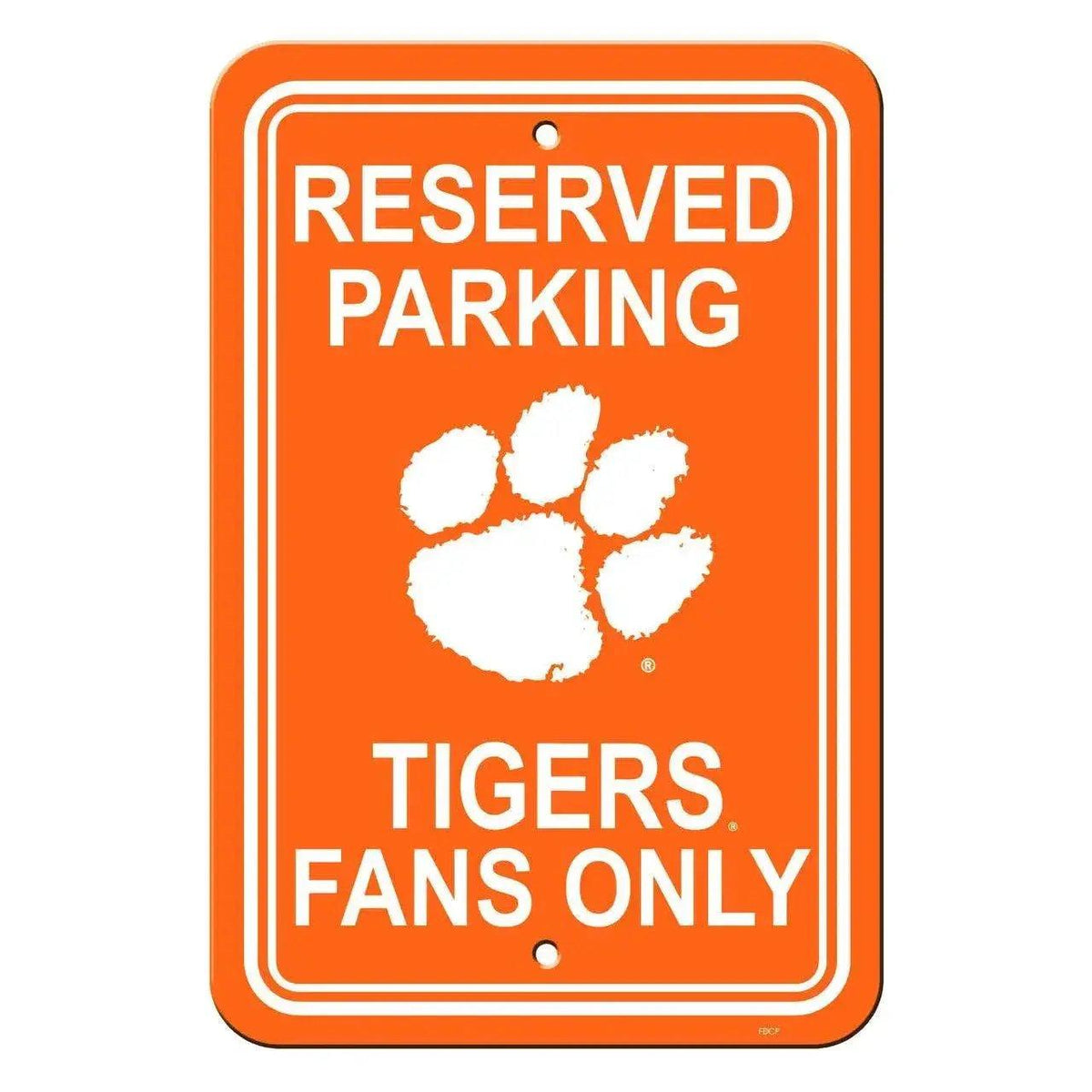  Clemson Tigers 12x18 Plastic Reserved Parking Sign USA -  ToylandEU™