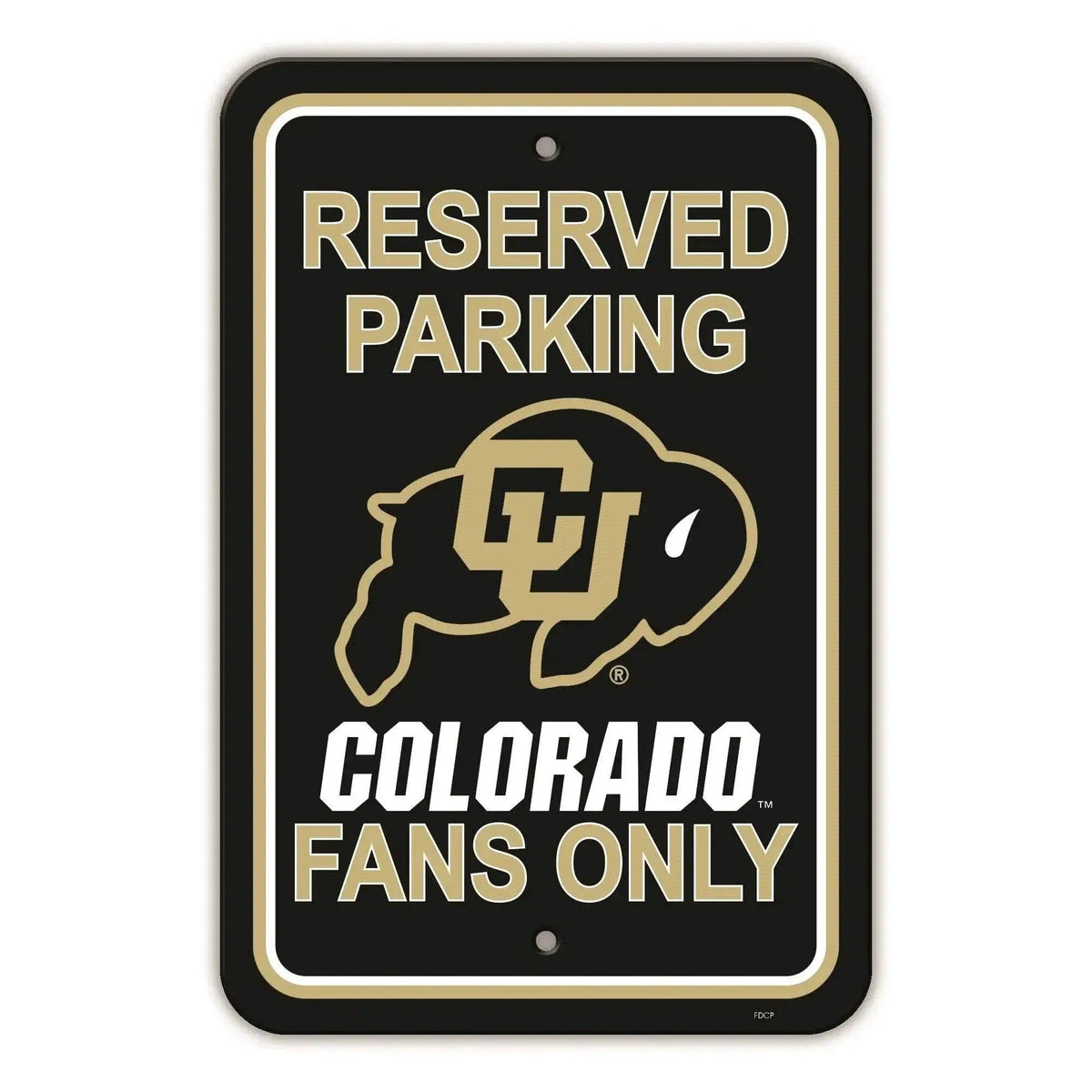  Colorado Buffaloes Reserved Parking Sign 12x18 Plastic CO -  ToylandEU™