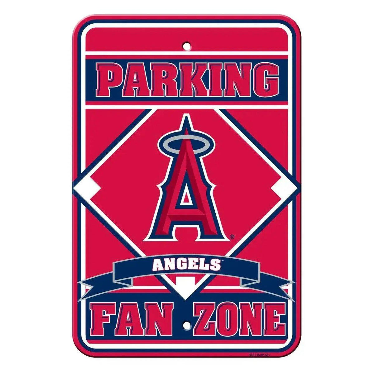  Los Angeles Angels Parking Sign 12x18 Plastic Fan Zone CO -  ToylandEU™