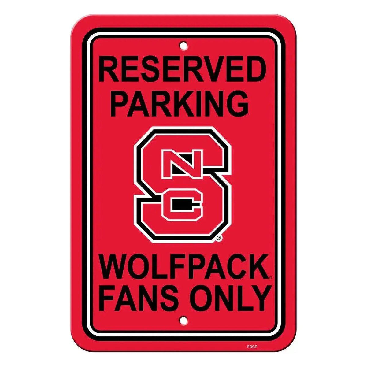  NC State Wolfpack Sign 12x18 Plastic Reserved Parking -  ToylandEU™