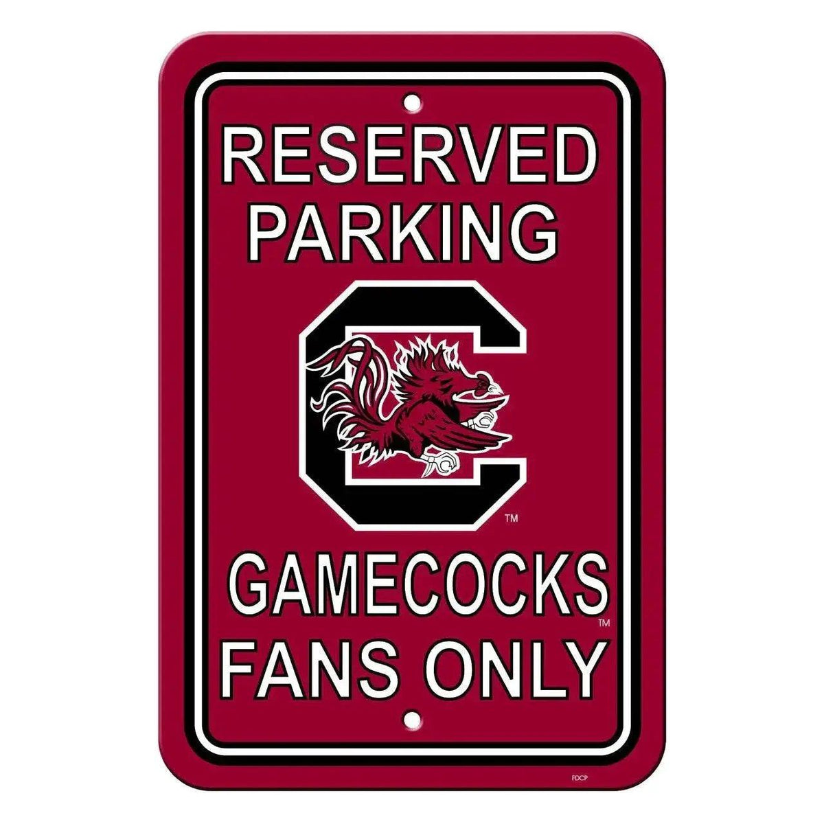  South Carolina Gamecocks Reserved Parking Sign 12x18 Plastic -  ToylandEU™