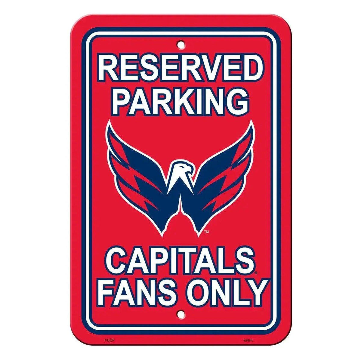  Washington Capitals 12x18 Plastic Reserved Parking Sign -  ToylandEU™