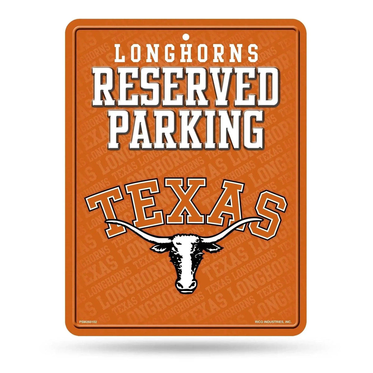  Texas Longhorns Metal Parking Sign 2019 Embossed Finish -  ToylandEU™