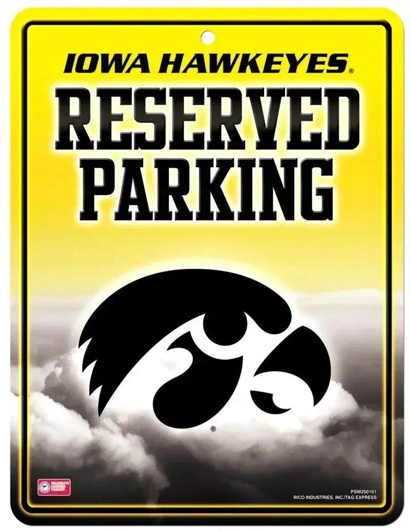  Iowa Hawkeyes Sign Metal Parking -  ToylandEU™