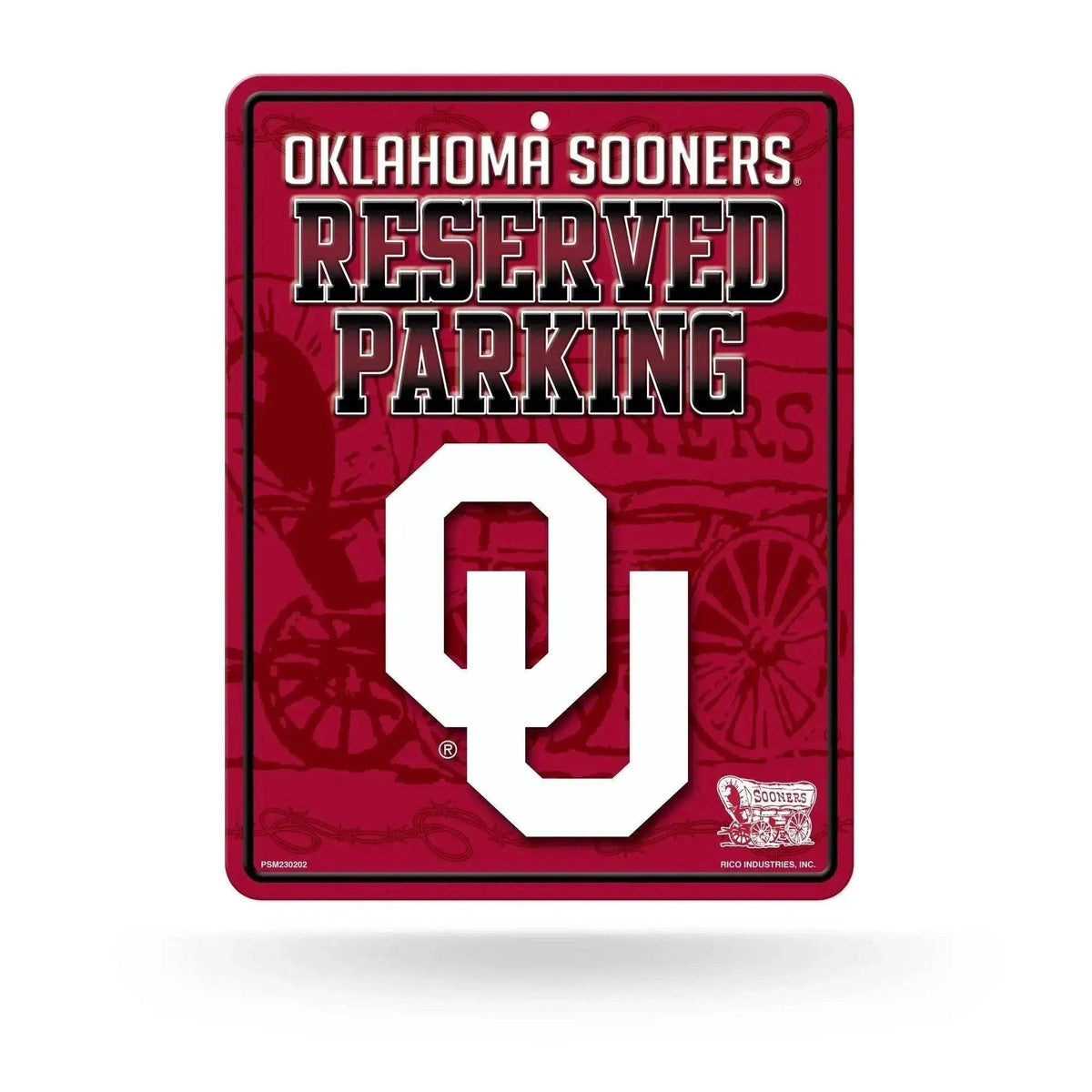  Oklahoma Sooners Metal Parking Sign Rico Industries -  ToylandEU™