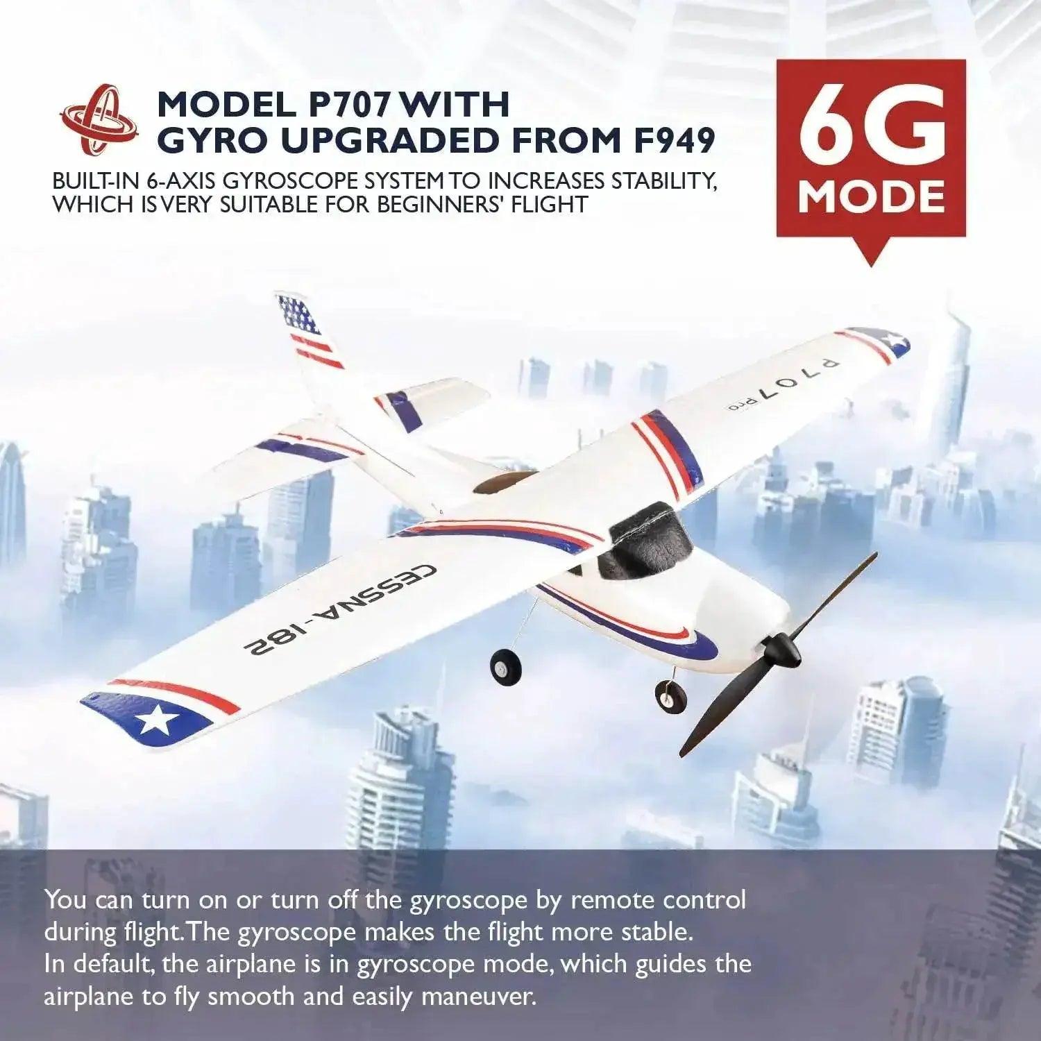  Parkten RC Airplane P707G PRO CESSNA 182 Glider RTF -  ToylandEU™