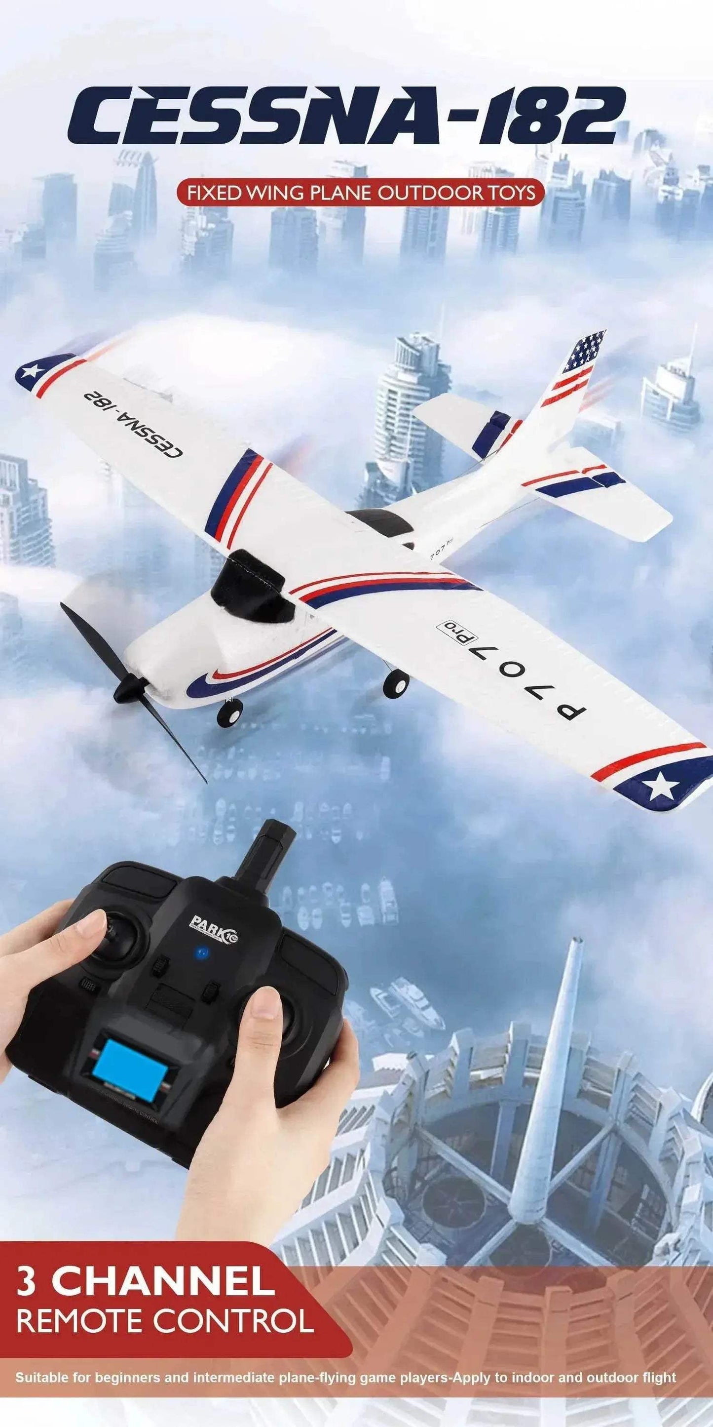  Parkten RC Airplane P707G PRO CESSNA 182 Glider RTF -  ToylandEU™