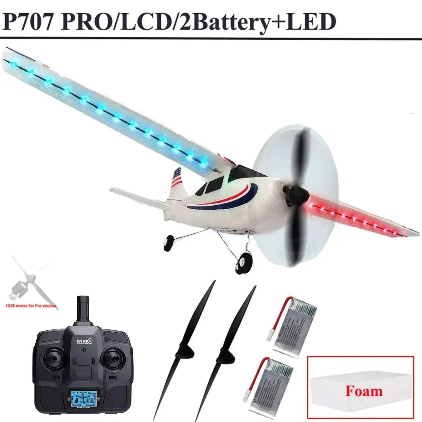  Parkten RC Airplane P707G PRO CESSNA 182 Glider RTF -  ToylandEU™