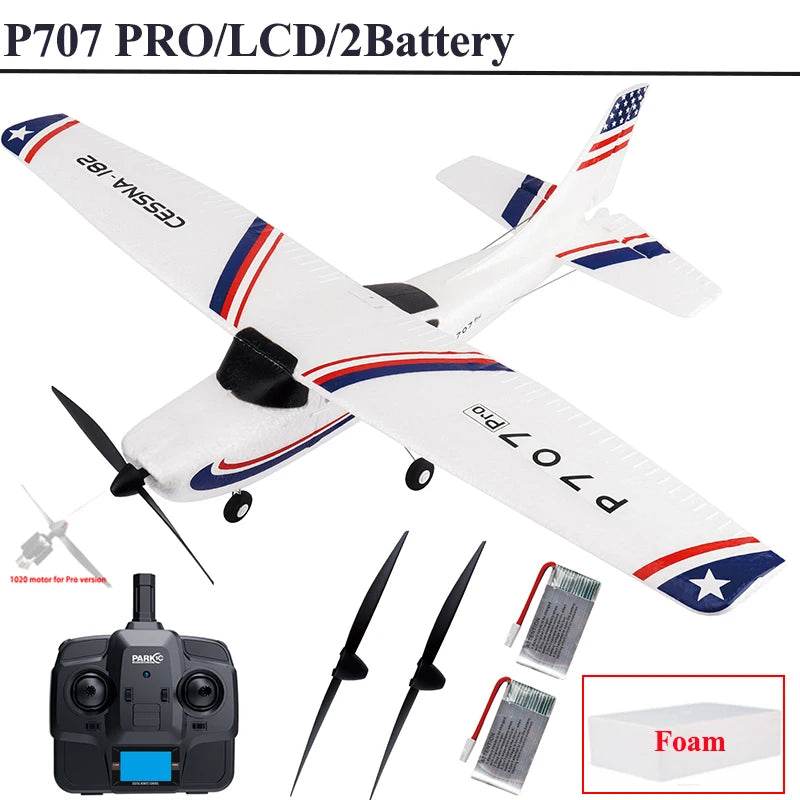 Parkten RC Airplane P707G PRO LCD Version 2.4G RTF Drone - ToylandEU