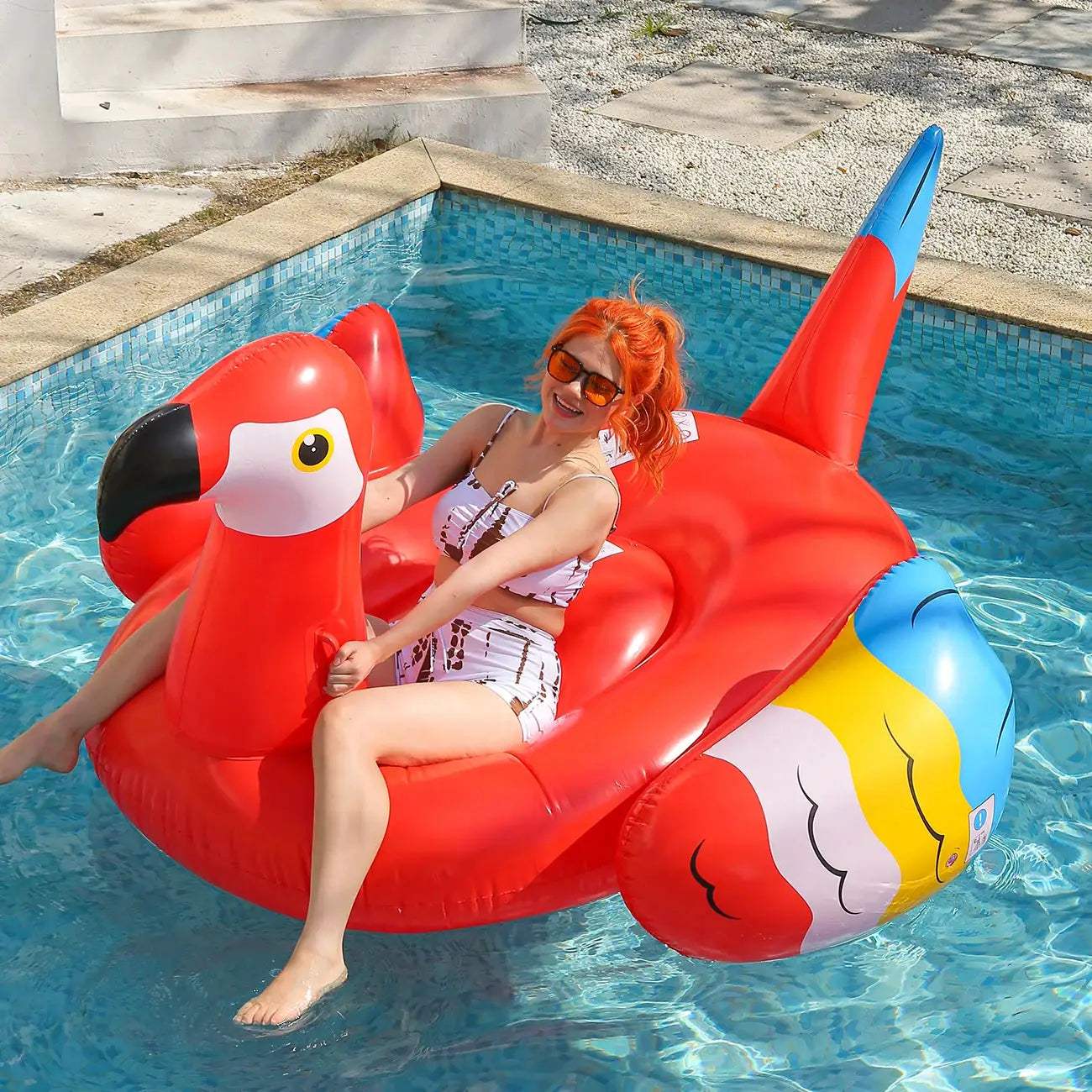  Parrot Shaped Inflatable Water Ride On Easy Inflate -  ToylandEU™
