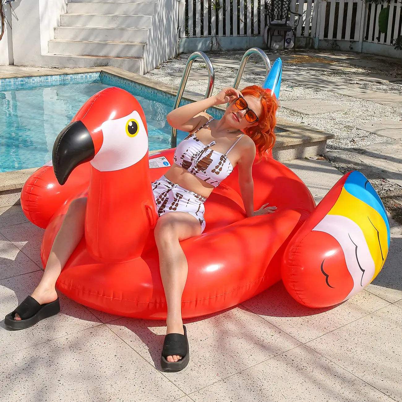  Parrot Shaped Inflatable Water Ride On Easy Inflate -  ToylandEU™