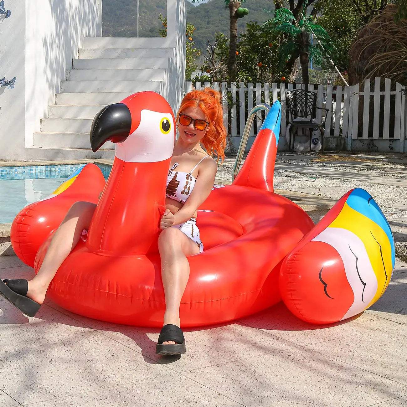  Parrot Shaped Inflatable Water Ride On Easy Inflate -  ToylandEU™