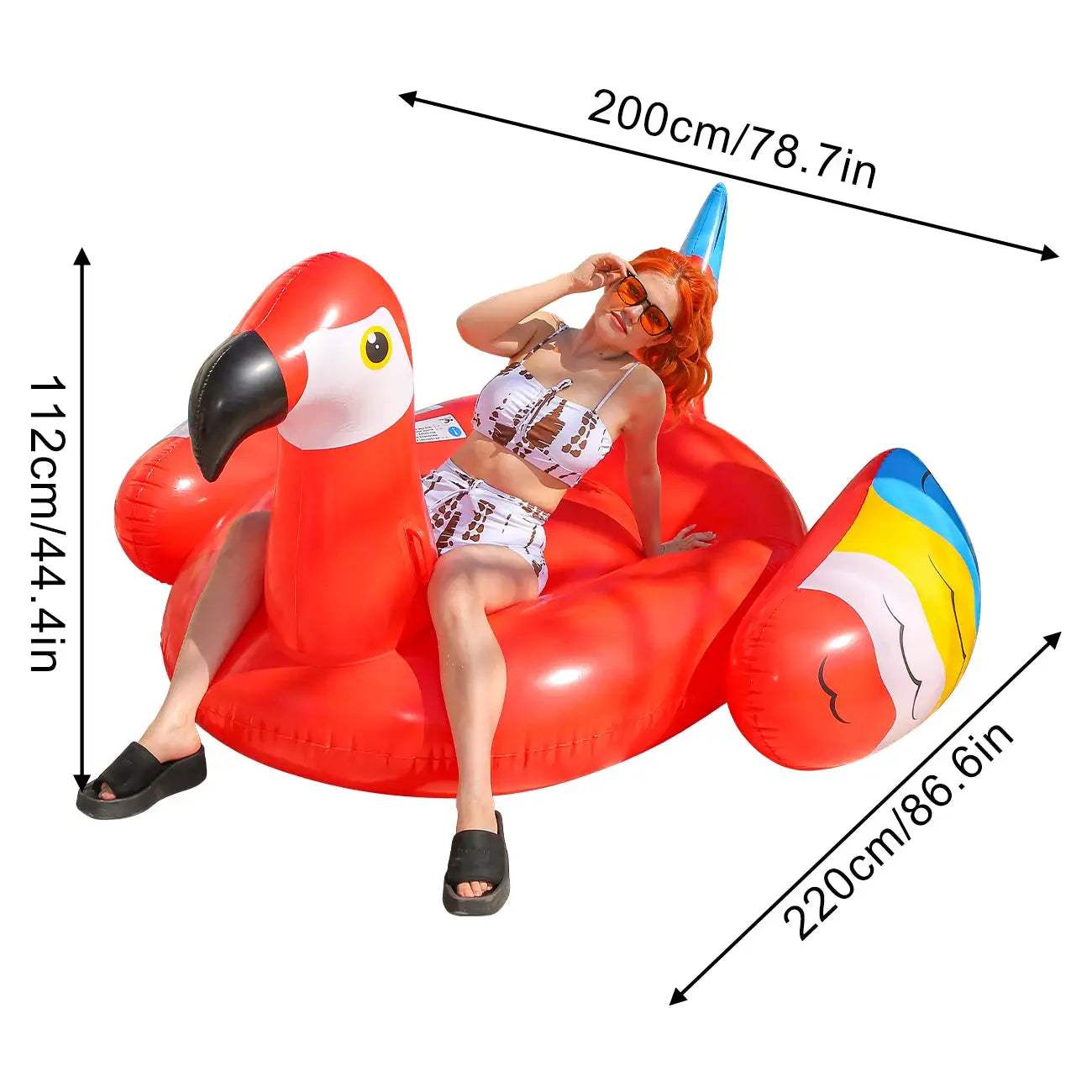  Parrot Shaped Inflatable Water Ride On Easy Inflate -  ToylandEU™