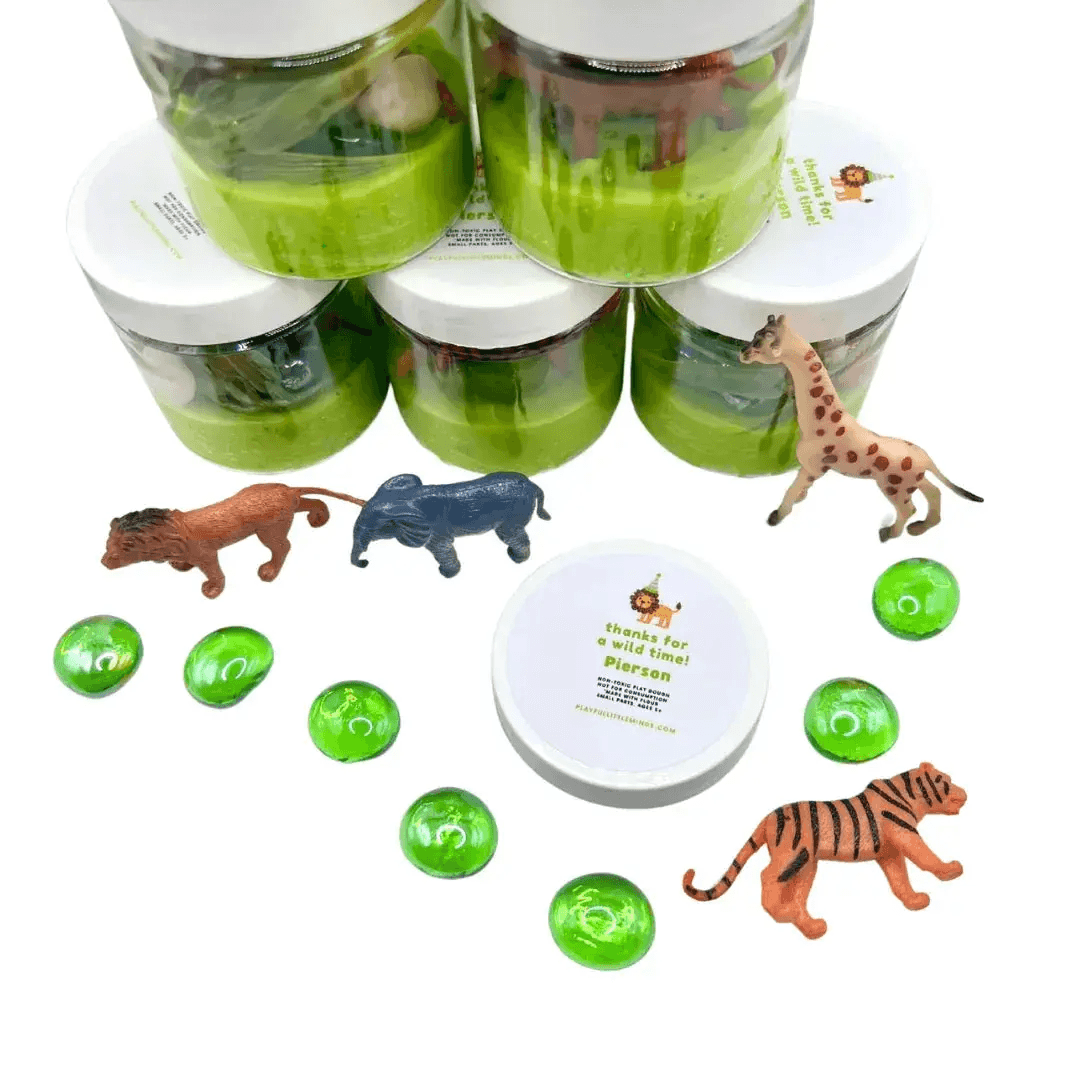 Party Animals | Wild Animals | Zoo Play Dough Party Favors - ToylandEU