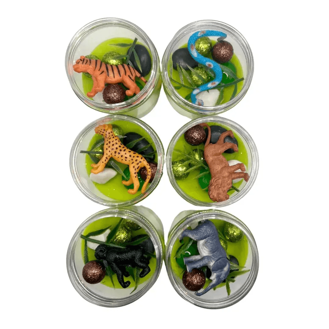 Party Animals | Wild Animals | Zoo Play Dough Party Favors - ToylandEU