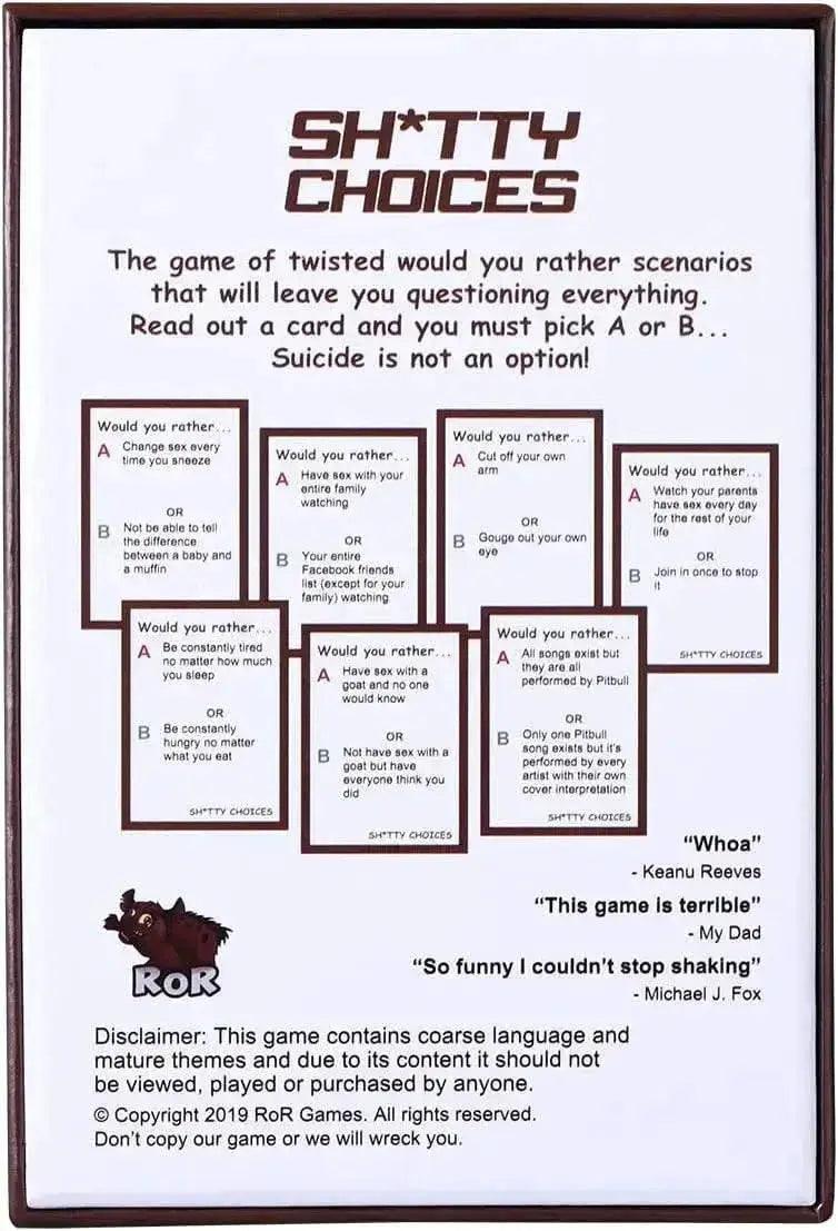  Hilarious Decisions: An Adult Party Card Game for Game Nights and Family Fun -  ToylandEU™