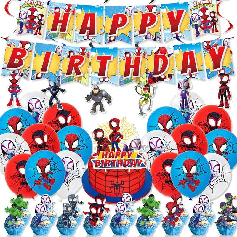 Party Decor Kit | Spidey Theme Decor Set | Toylandeu™