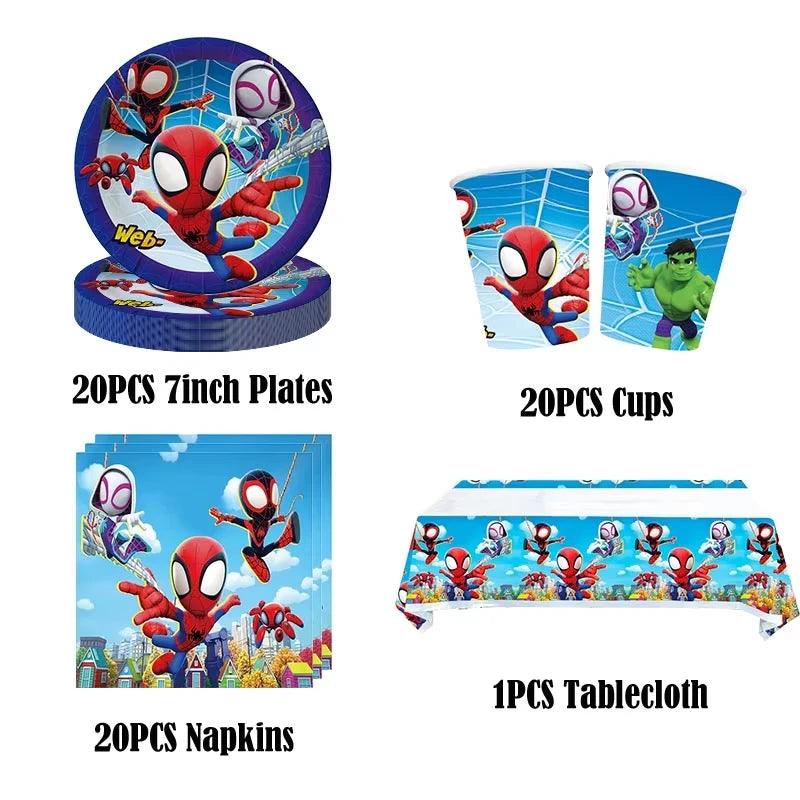 Party Decor Kit | Spidey Theme Decor Set | Toylandeu™