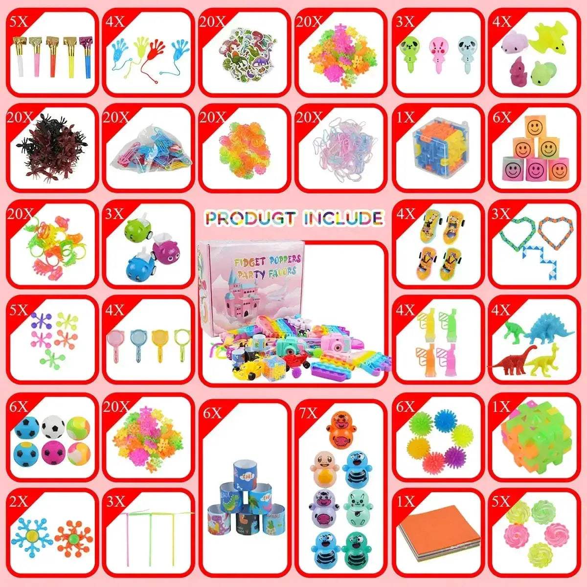 Party Favors Pinata Fillers Bulk Toy Set For Kids Birthday - ToylandEU