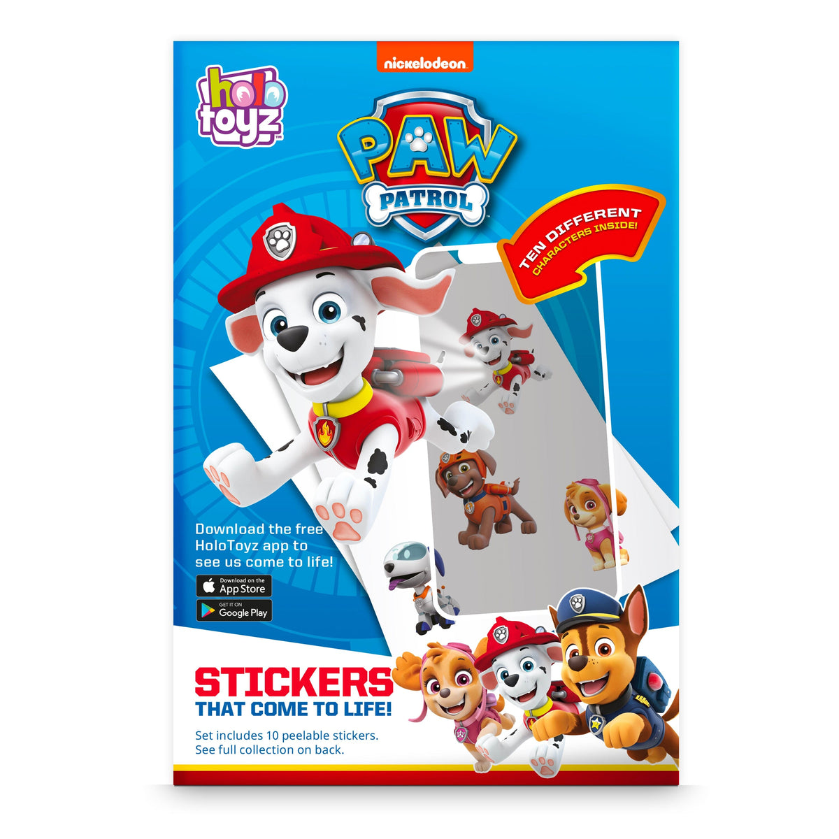 Paw Patrol AR Stickers | 3D Animated Sound | Toylandeu™
