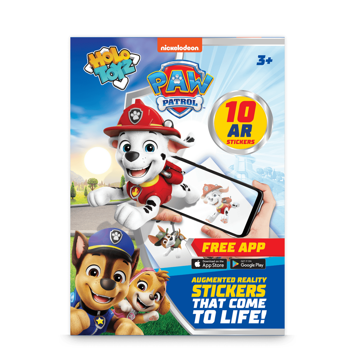 Paw Patrol AR Stickers | 3D Animated Sound | Toylandeu™