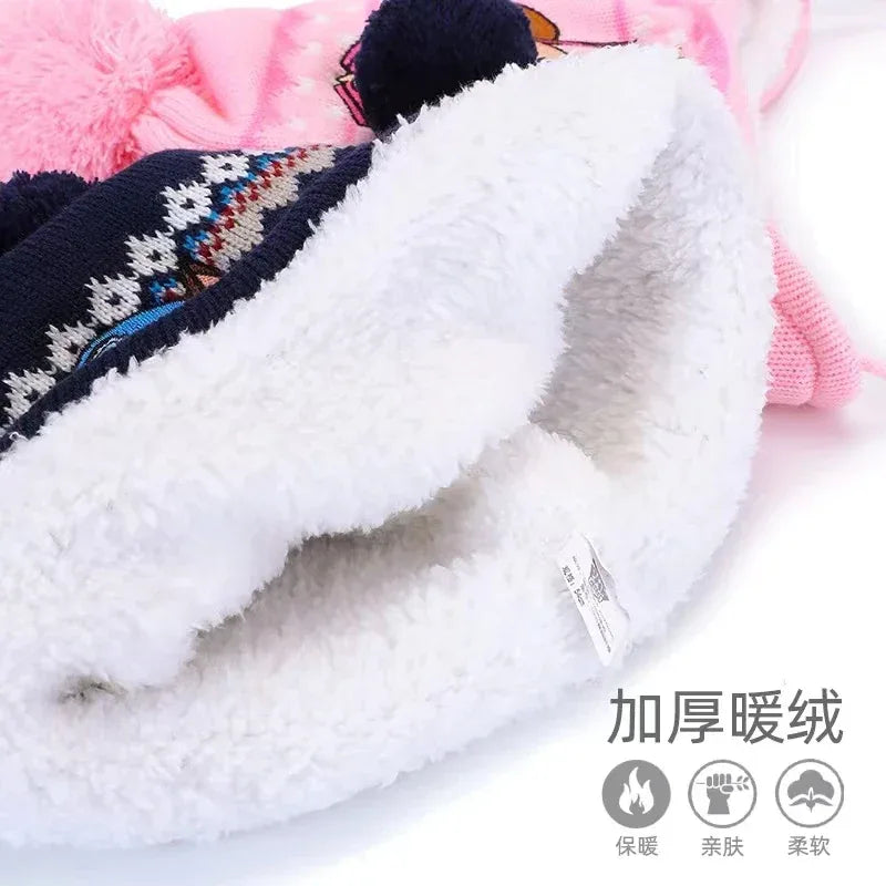 Paw Patrol Kids Winter Hat Glove Scarf Set Cozy Skye - ToylandEU