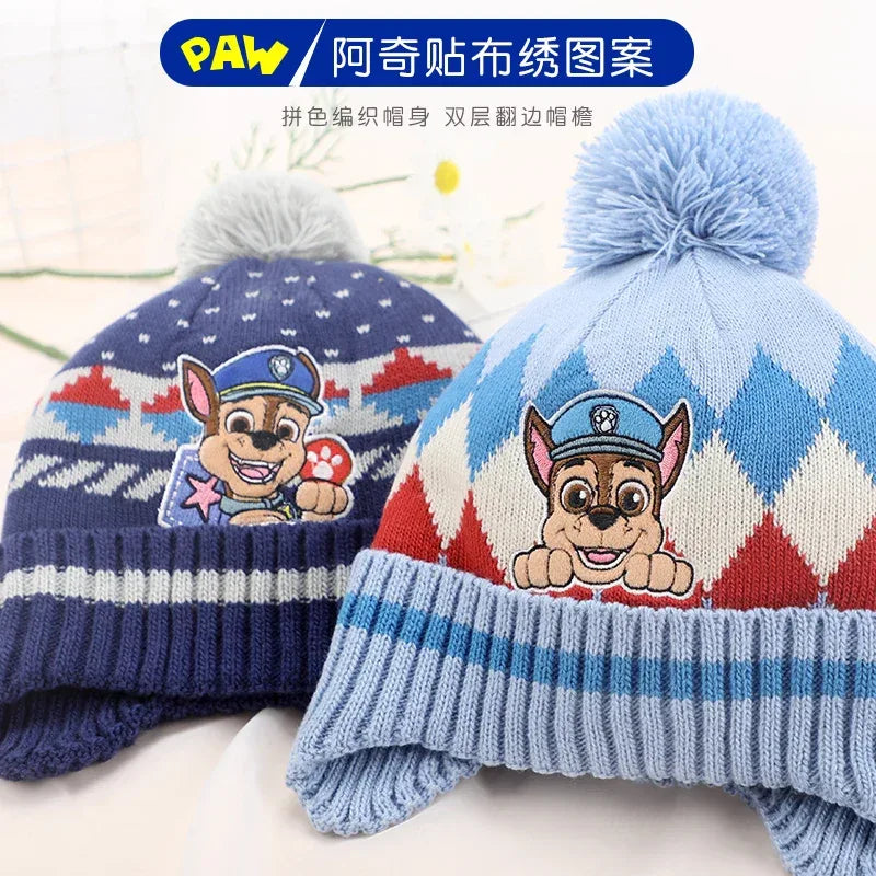 Paw Patrol Kids Winter Hat Glove Scarf Set Cozy Skye - ToylandEU
