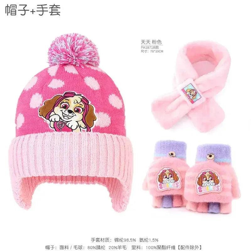  Paw Patrol Kids Winter Hat Glove Scarf Set Skye Cozy -  ToylandEU™