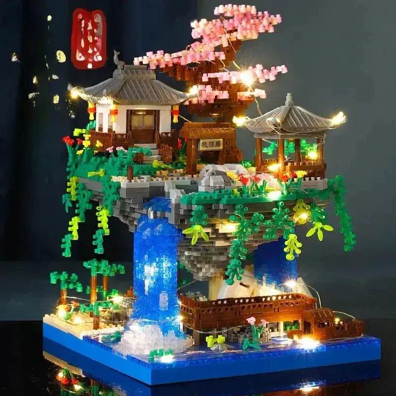  Peach Blossom Pond ABS Building Blocks Lego Compatible -  ToylandEU™