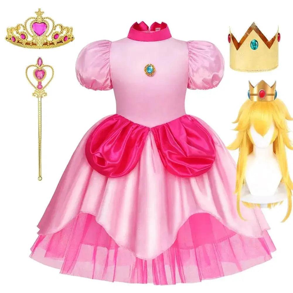  Peach Princess Girls Costume - Perfect for Halloween & Costume Fun -  ToylandEU™