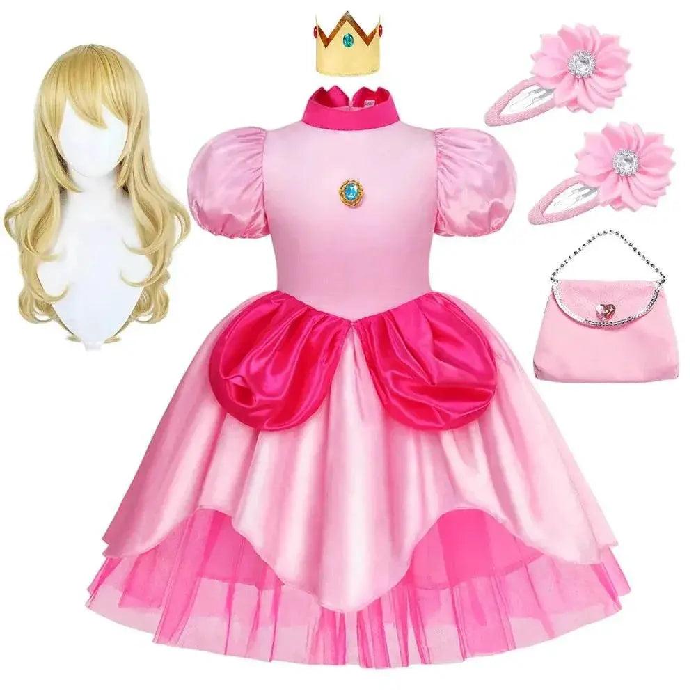  Peach Princess Girls Costume - Perfect for Halloween & Costume Fun -  ToylandEU™
