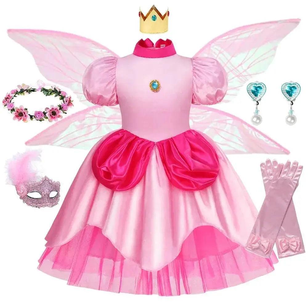  Peach Princess Girls Costume - Perfect for Halloween & Costume Fun -  ToylandEU™
