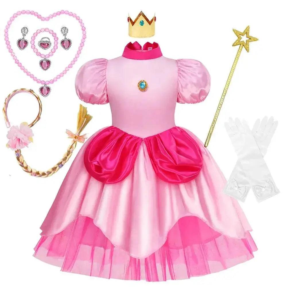  Peach Princess Girls Costume - Perfect for Halloween & Costume Fun -  ToylandEU™