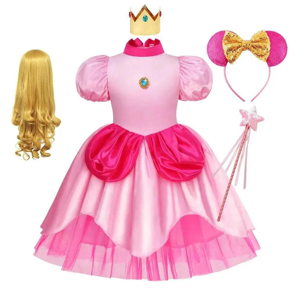  Peach Princess Girls Costume - Perfect for Halloween & Costume Fun -  ToylandEU™